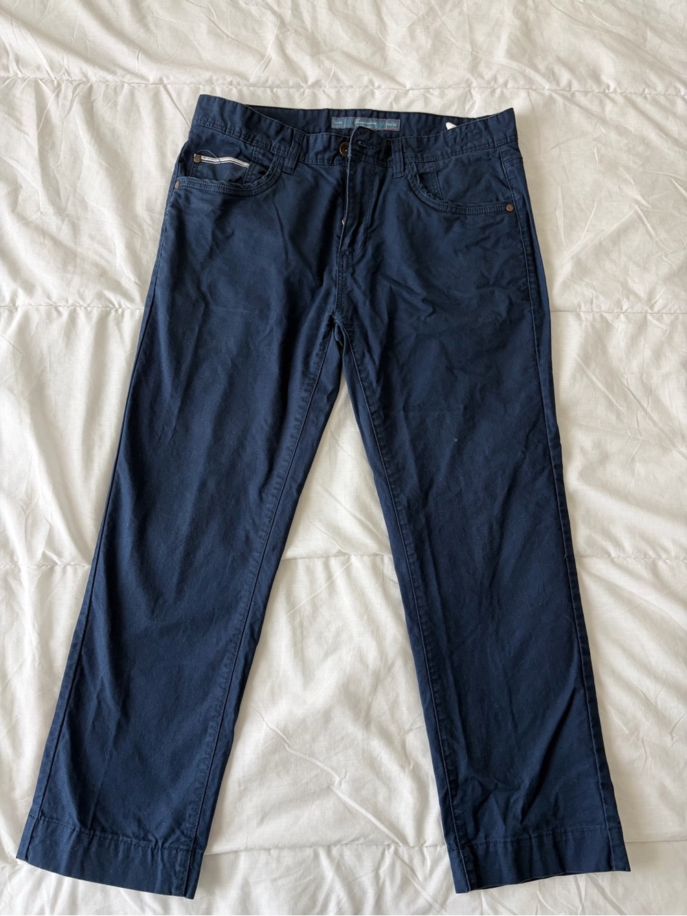 Camicissima Men’s Dark Navy Tailored Pants